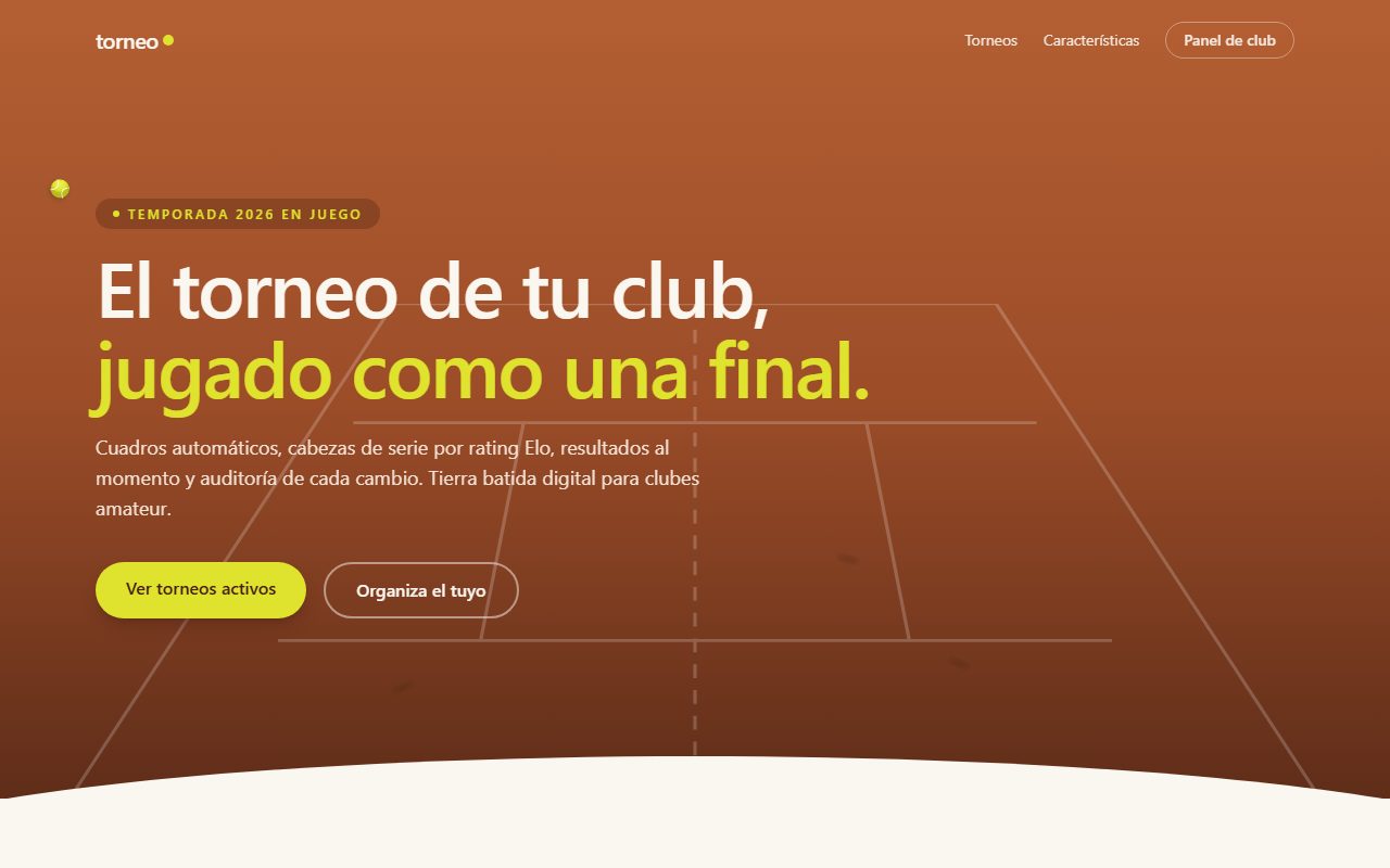 Portada de Torneos de Tenis
